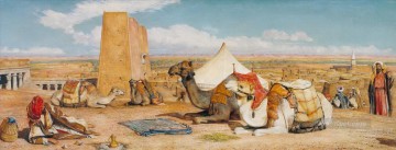 エドフ 上エジプト ジョン・フレデリック・ルイス アラブ Oil Paintings